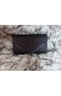 Pochette nera laminata, con...