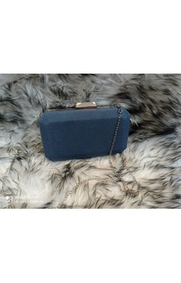 Pochette blu laminata con...