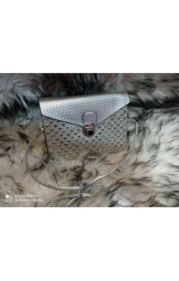 Pochette DIAMANTE argento...